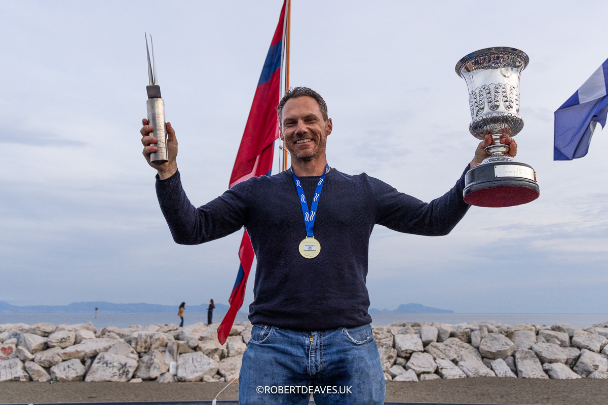 Valerian Lebrun is the 2025 Finn European Champion